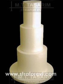 PST-09 Üç 3 Katlı Pasta Maketi Jumbo Boy