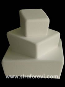 PST-24 3 Katlı Strafor Kare Maket Pasta İstanbul