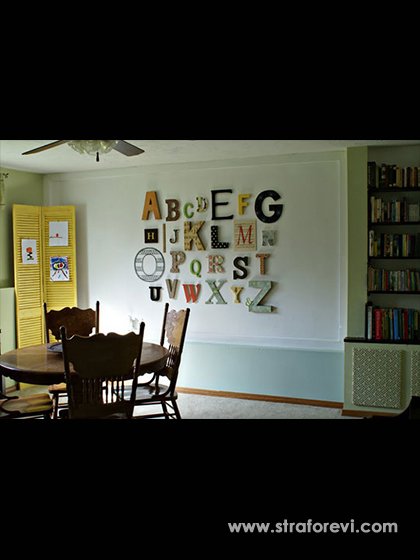 Duvar İçin Strafor Harfler