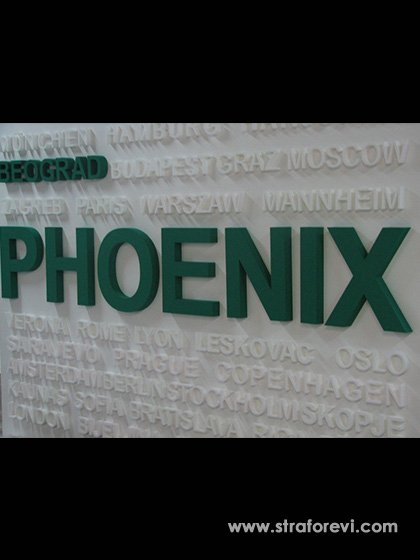 Duvar için  Strafor Logo Ve Strafor Harf