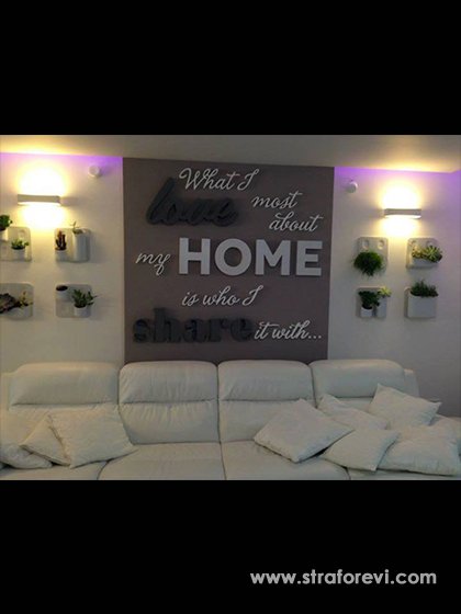 Mağaza Duvar ve Vitrin İçin Strafor Harfler