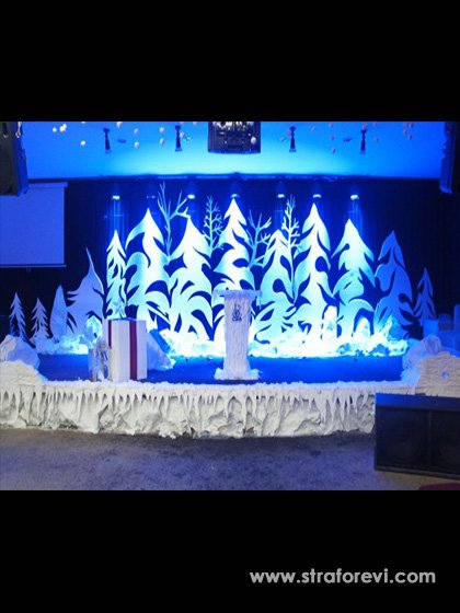 Strafor Sahne ve Sahne Arkası Dekoru Tasarımları