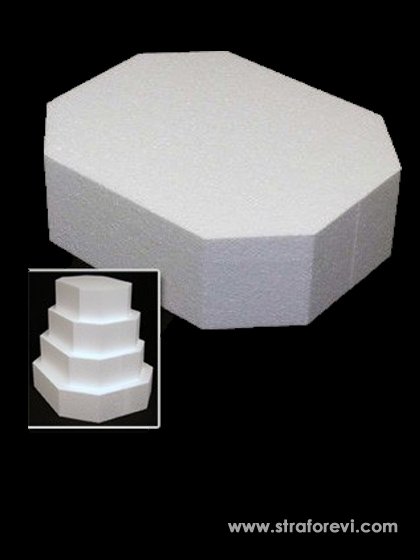 Köşe Kesimli Strafor Maket Pasta Straforu